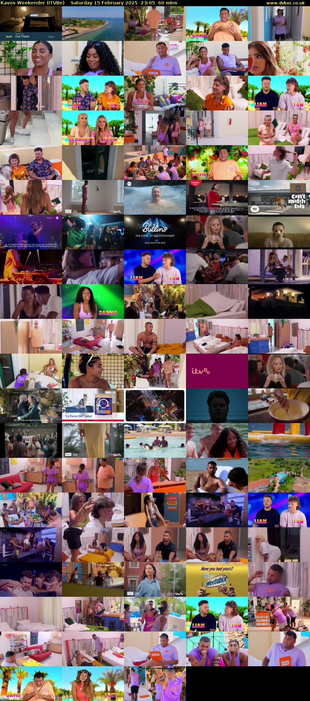Kavos Weekender (ITVBe) Saturday 15 February 2025 23:05 - 00:05