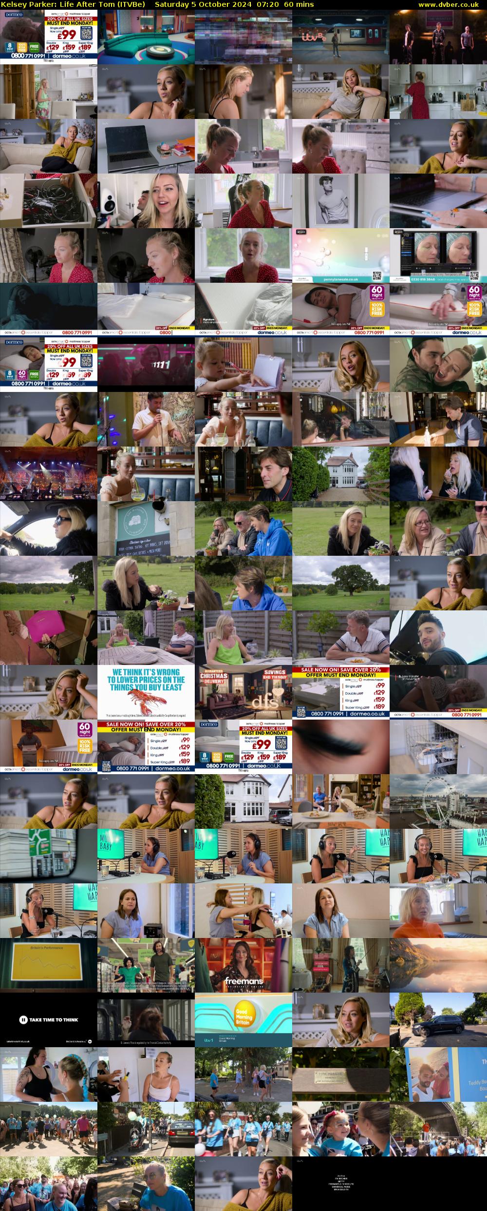 Kelsey Parker: Life After Tom (ITVBe) Saturday 5 October 2024 07:20 - 08:20