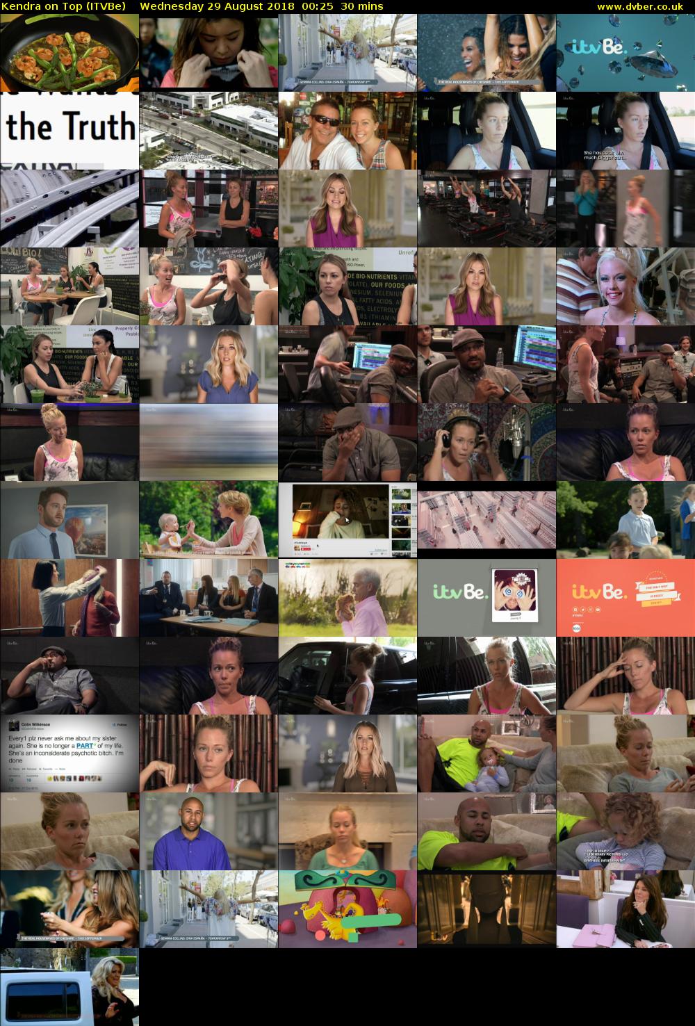 Kendra on Top (ITVBe) Wednesday 29 August 2018 00:25 - 00:55