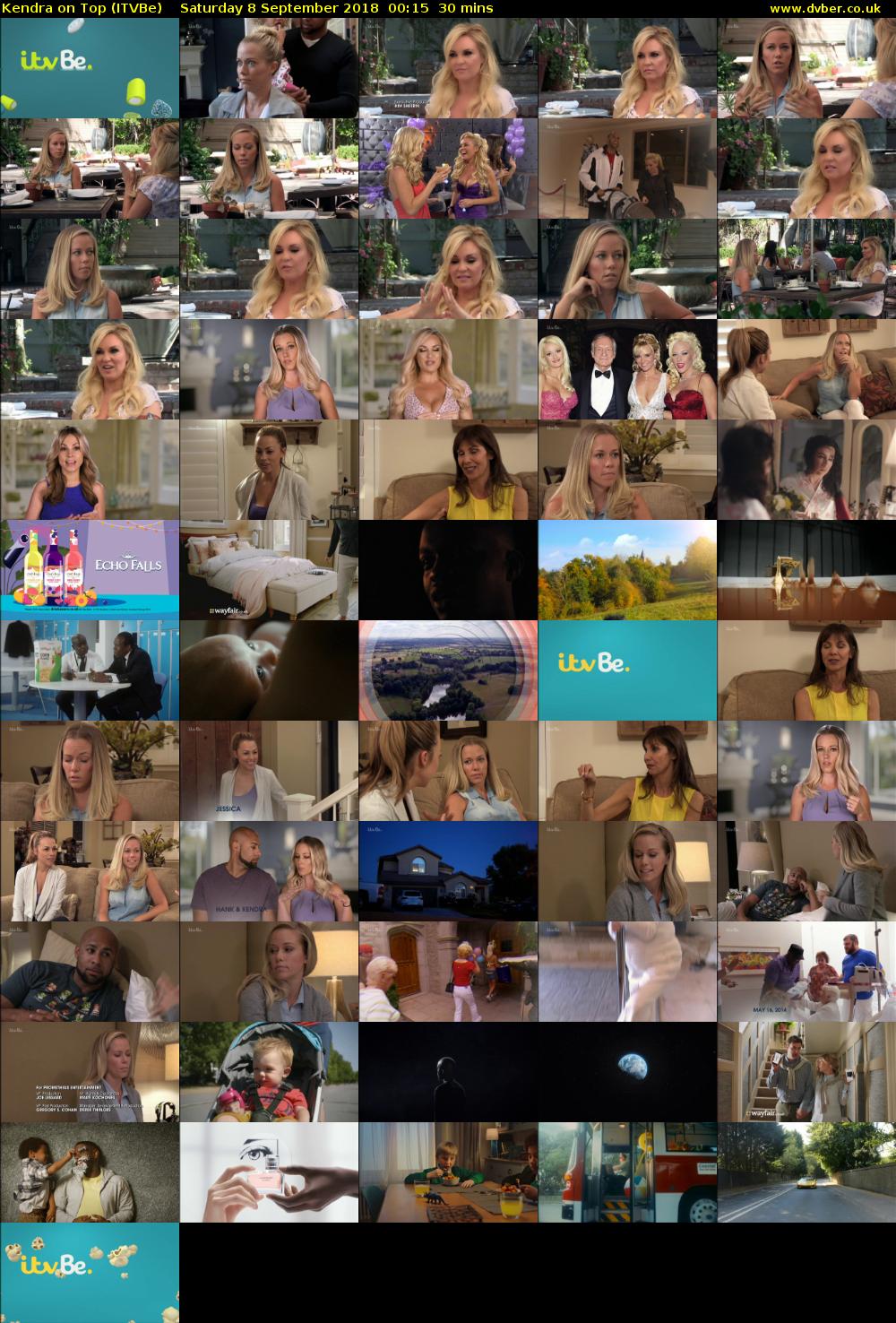 Kendra on Top (ITVBe) Saturday 8 September 2018 00:15 - 00:45
