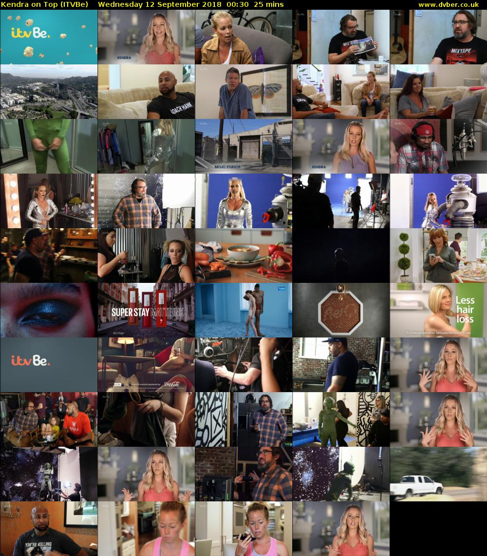 Kendra on Top (ITVBe) Wednesday 12 September 2018 00:30 - 00:55