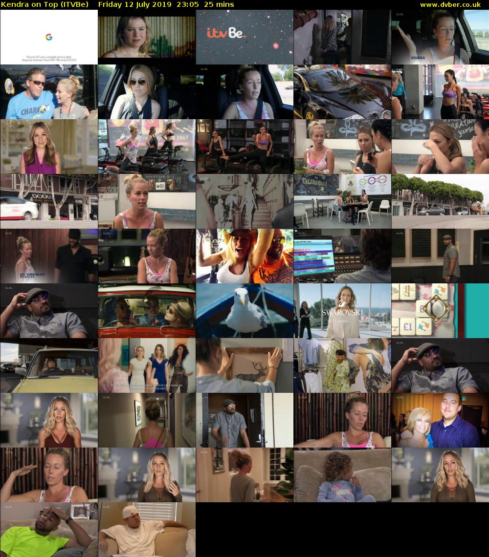 Kendra on Top (ITVBe) Friday 12 July 2019 23:05 - 23:30