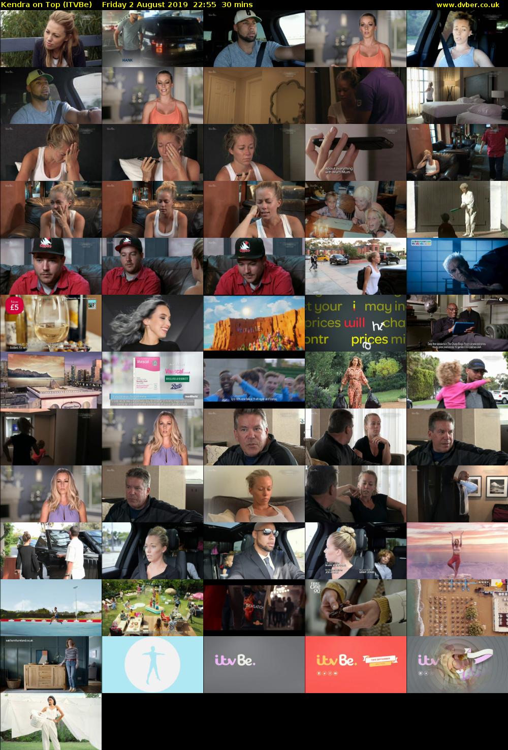 Kendra on Top (ITVBe) Friday 2 August 2019 22:55 - 23:25