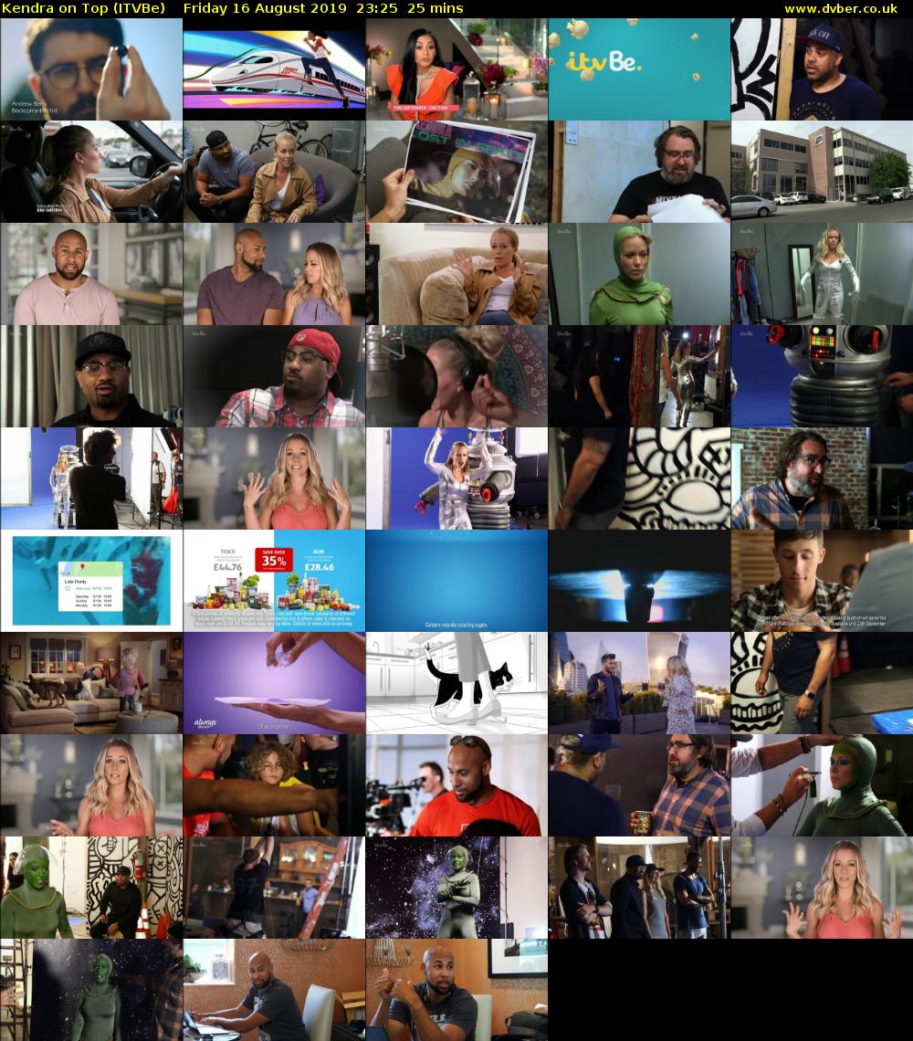 Kendra on Top (ITVBe) Friday 16 August 2019 23:25 - 23:50