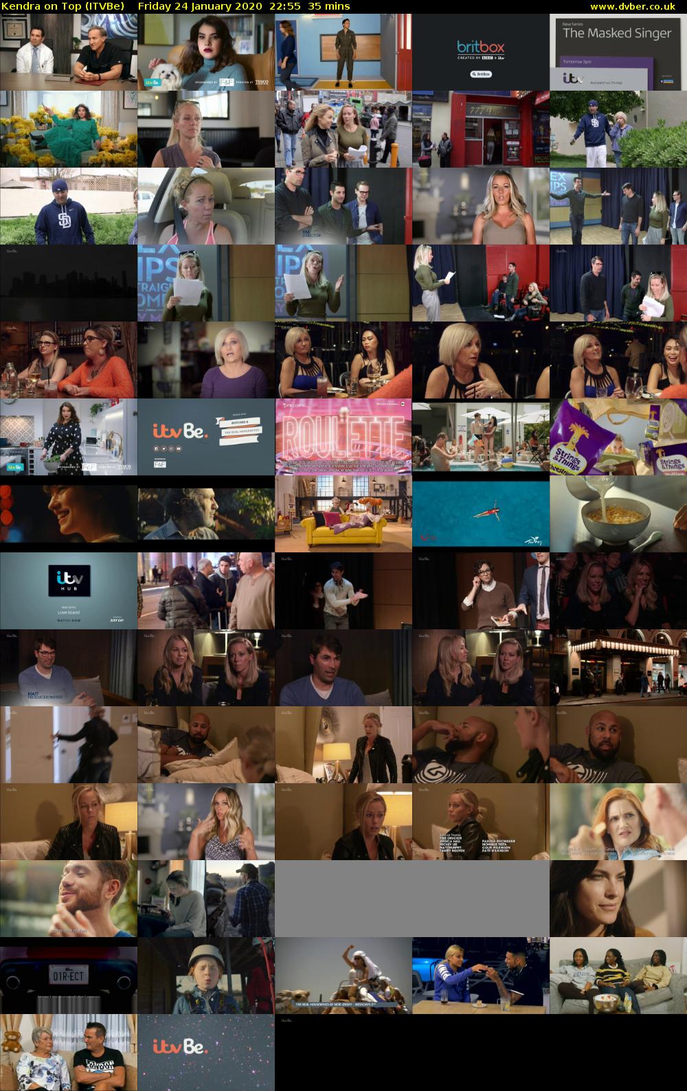 Kendra on Top (ITVBe) Friday 24 January 2020 22:55 - 23:30