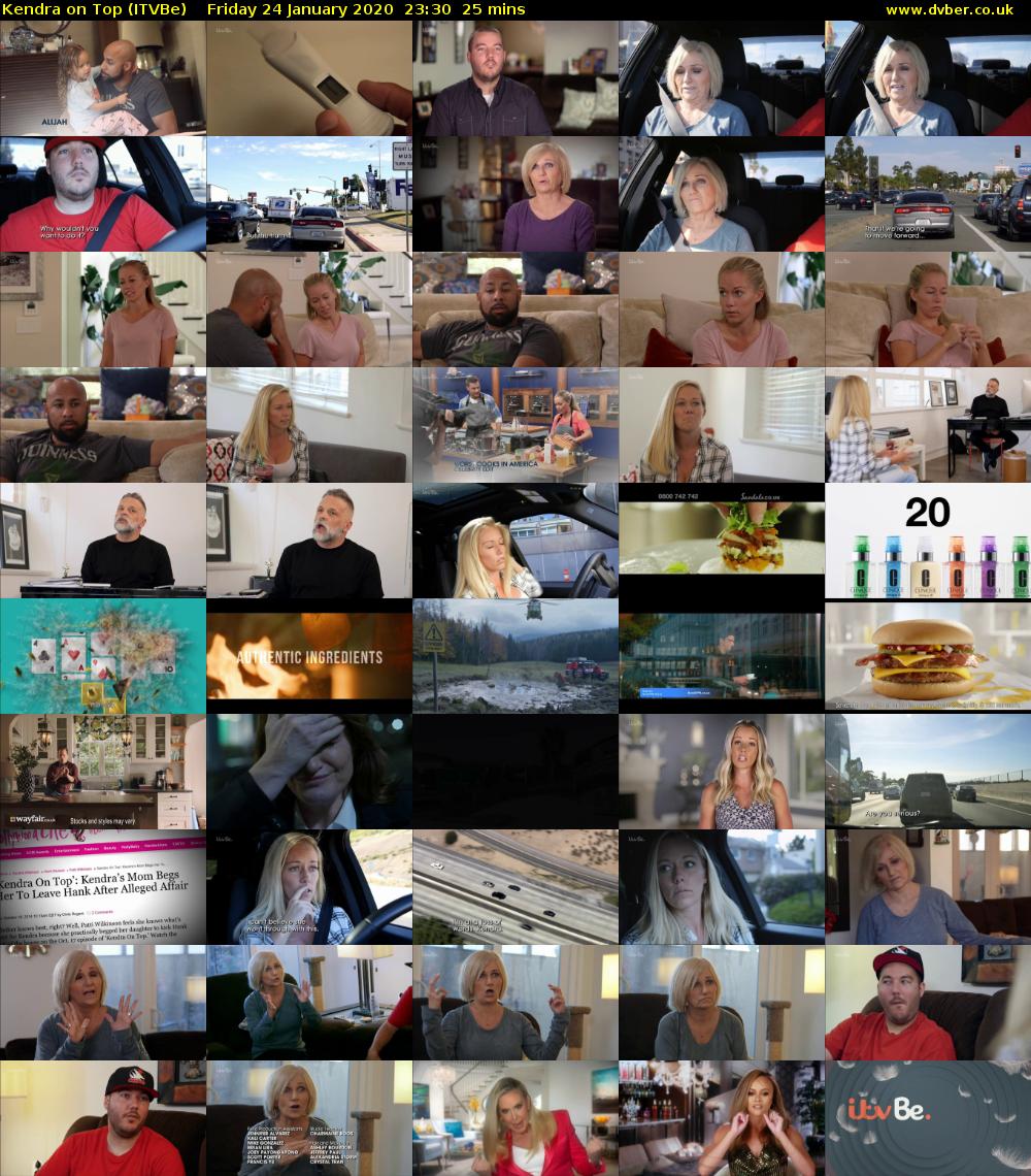 Kendra on Top (ITVBe) Friday 24 January 2020 23:30 - 23:55