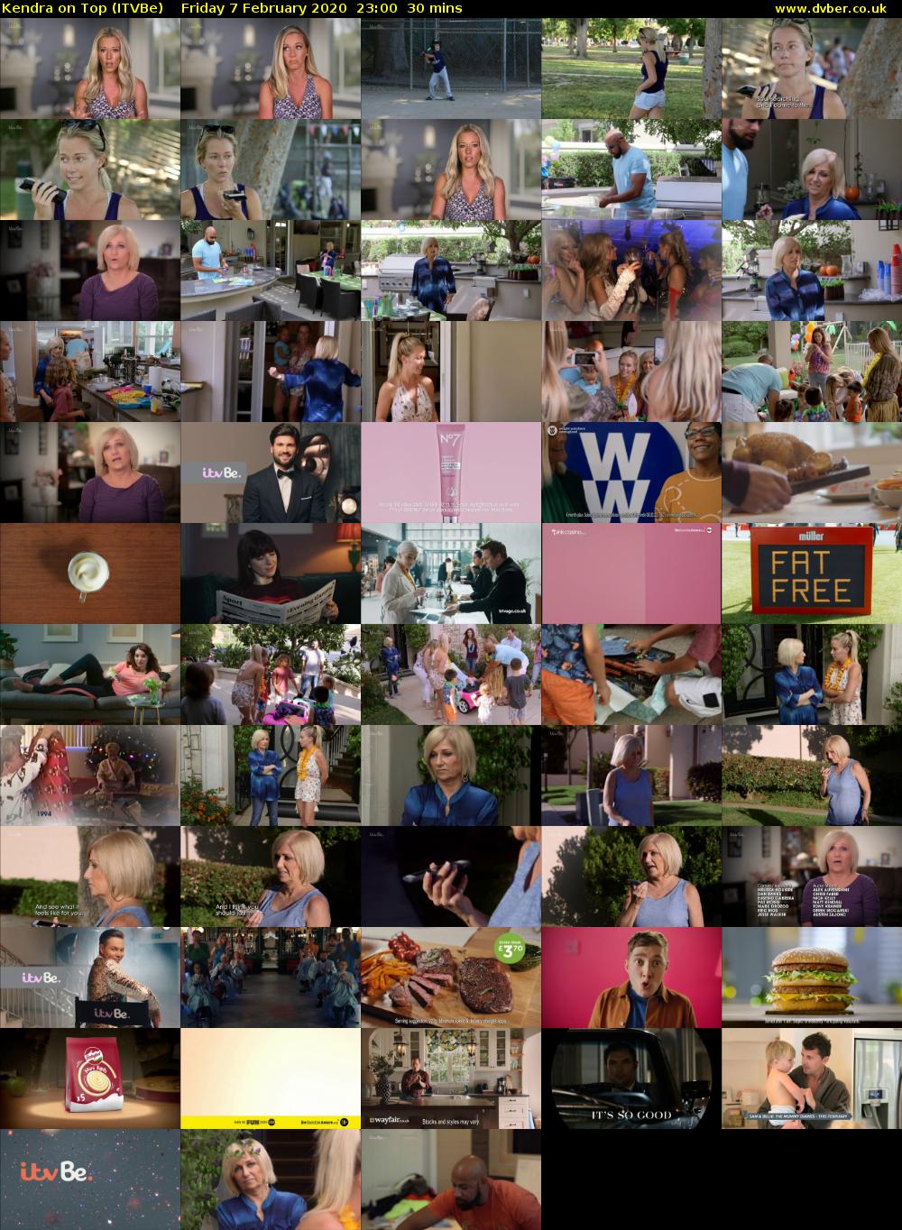 Kendra on Top (ITVBe) Friday 7 February 2020 23:00 - 23:30