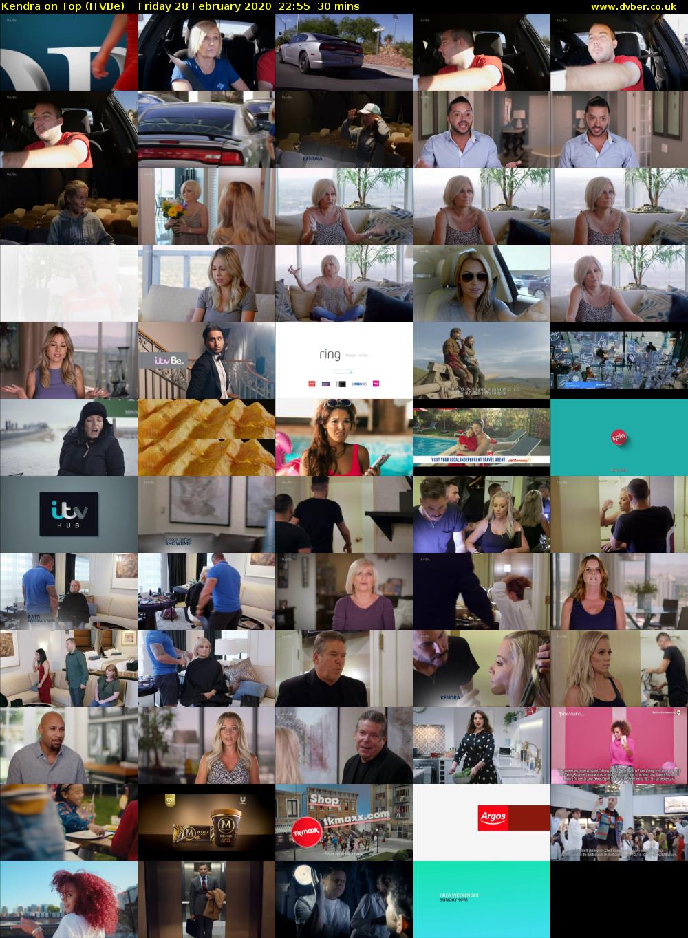 Kendra on Top (ITVBe) Friday 28 February 2020 22:55 - 23:25