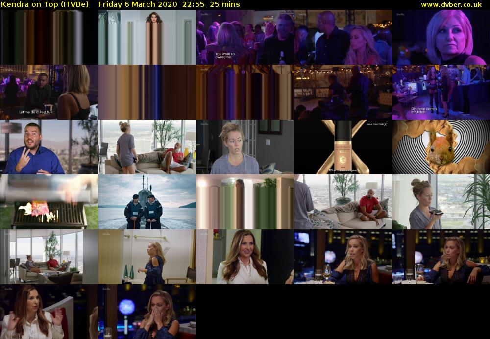 Kendra on Top (ITVBe) Friday 6 March 2020 22:55 - 23:20