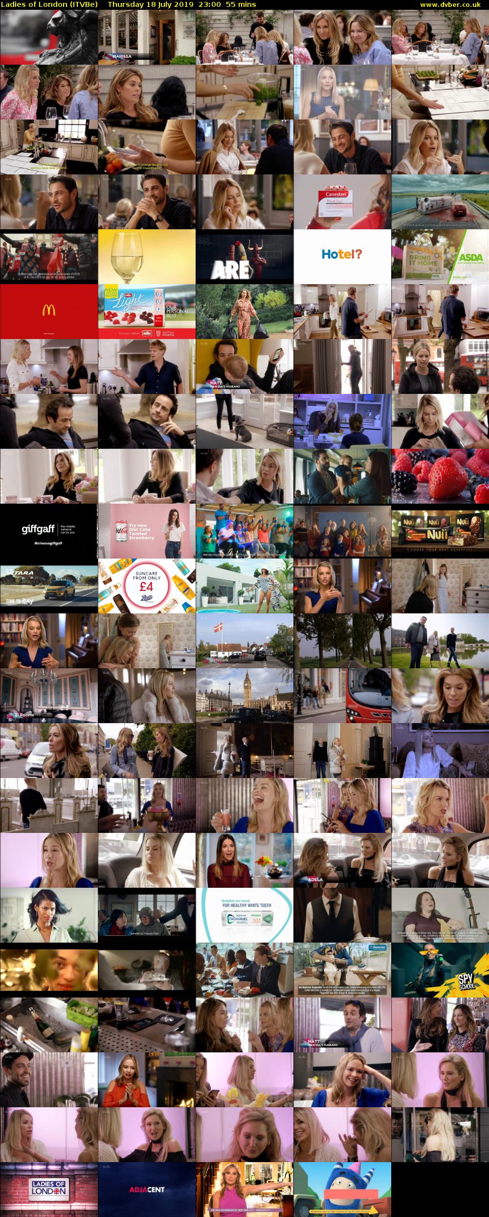Ladies of London (ITVBe) Thursday 18 July 2019 23:00 - 23:55