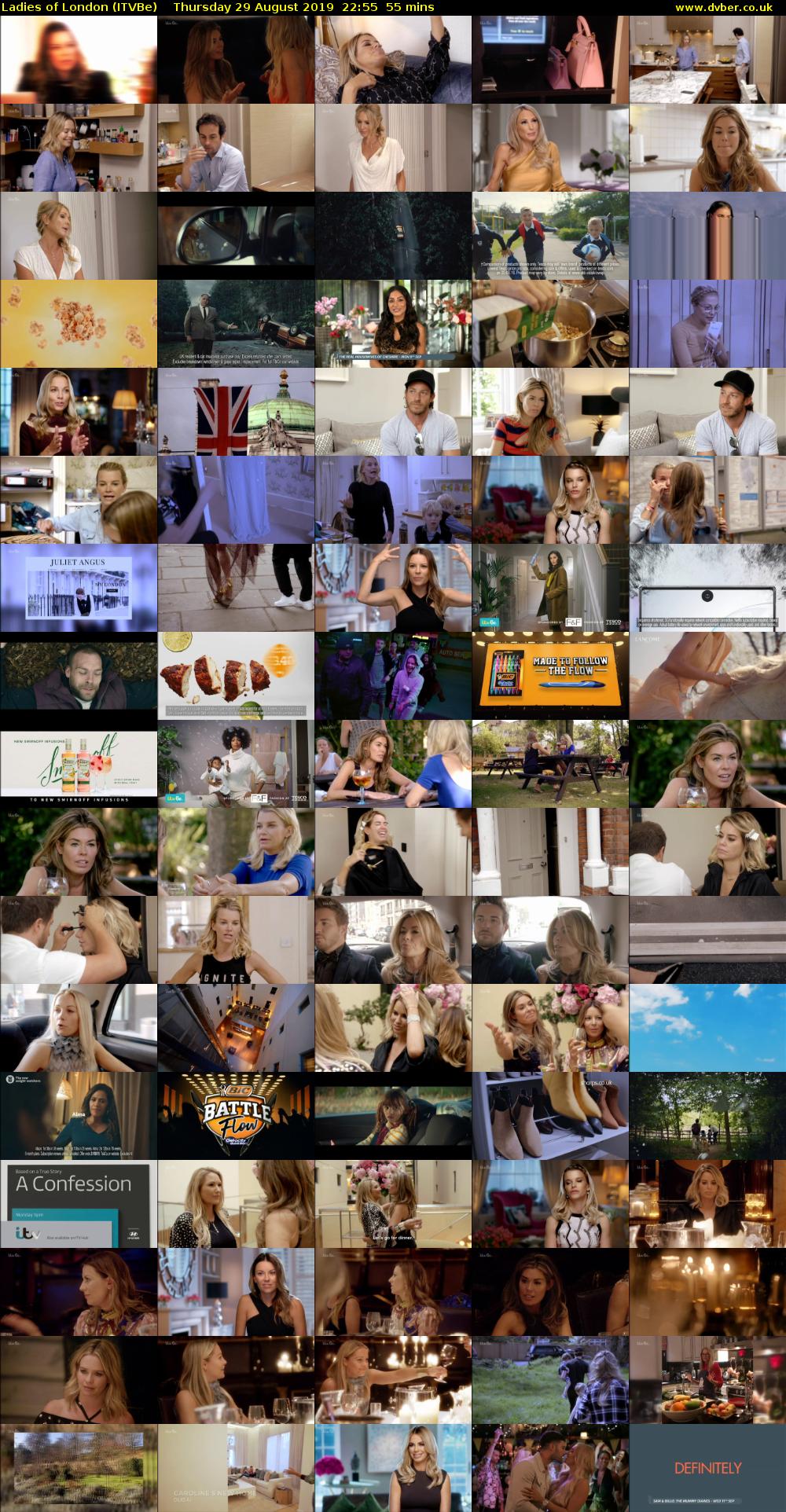 Ladies of London (ITVBe) Thursday 29 August 2019 22:55 - 23:50