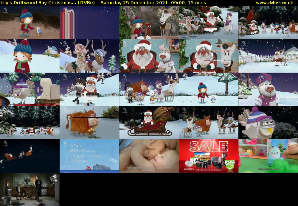 Lily's Driftwood Bay Christmas... (ITVBe) Saturday 25 December 2021 09:00 - 09:15