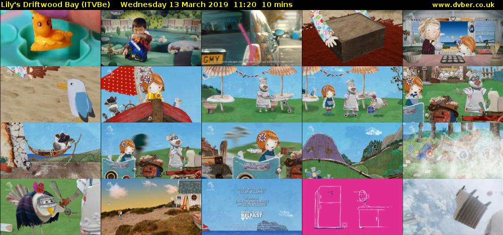 Lily's Driftwood Bay (ITVBe) Wednesday 13 March 2019 11:20 - 11:30