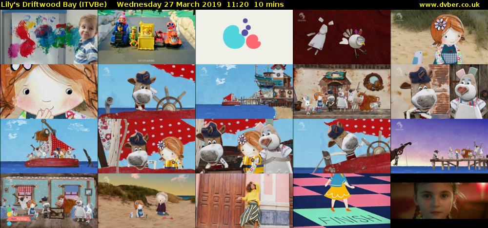 Lily's Driftwood Bay (ITVBe) Wednesday 27 March 2019 11:20 - 11:30