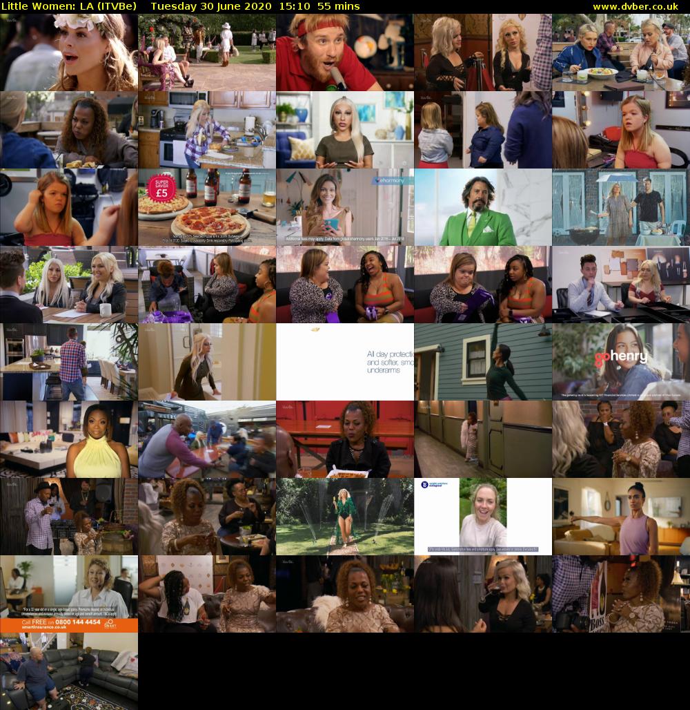 Little Women: LA (ITVBe) Tuesday 30 June 2020 15:10 - 16:05