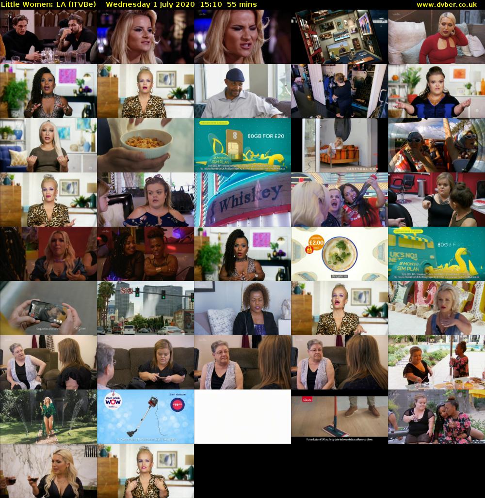 Little Women: LA (ITVBe) Wednesday 1 July 2020 15:10 - 16:05