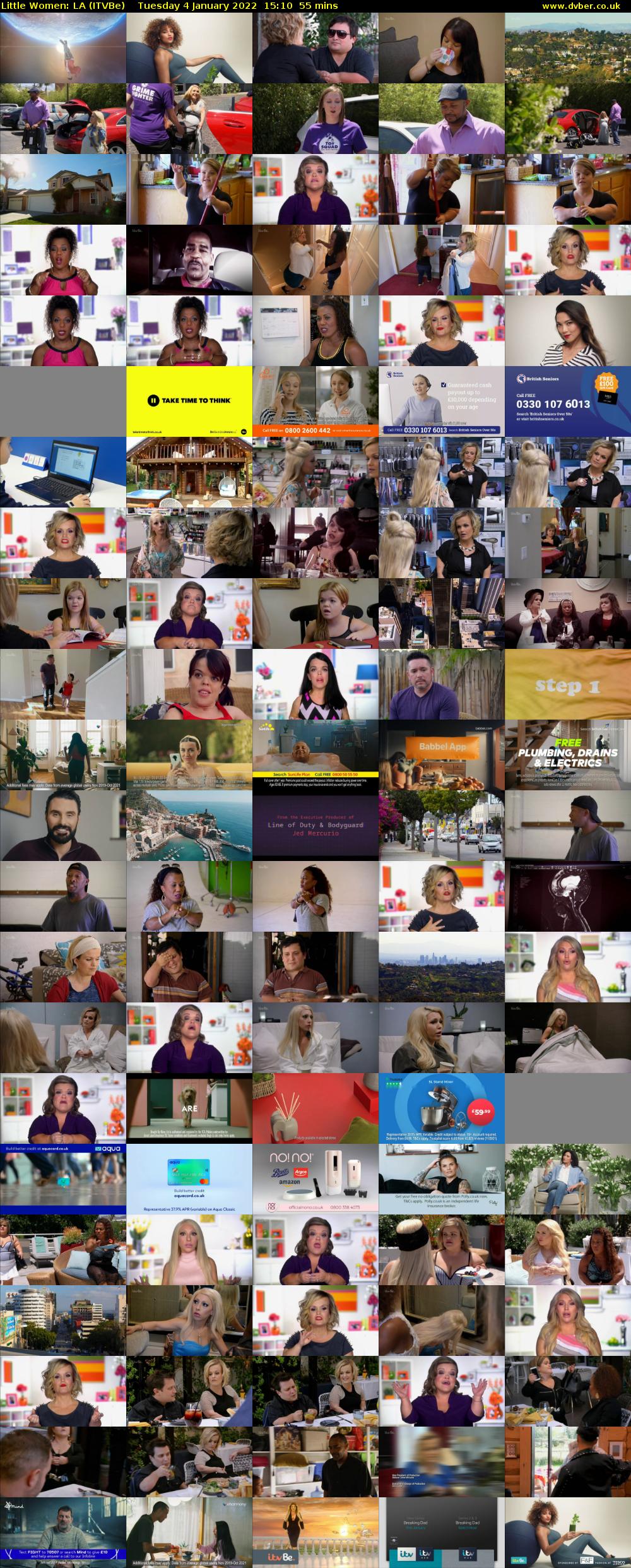 Little Women: LA (ITVBe) Tuesday 4 January 2022 15:10 - 16:05