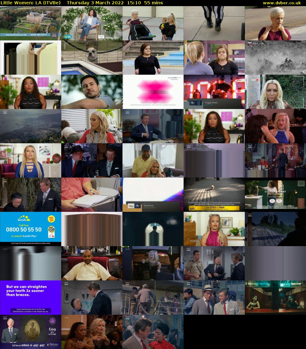 Little Women: LA (ITVBe) Thursday 3 March 2022 15:10 - 16:05