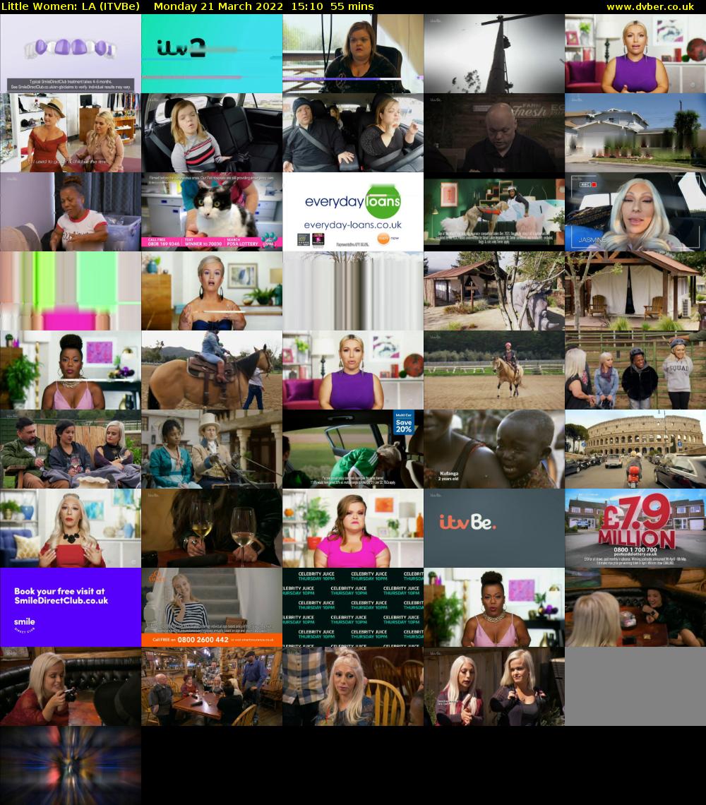 Little Women: LA (ITVBe) Monday 21 March 2022 15:10 - 16:05