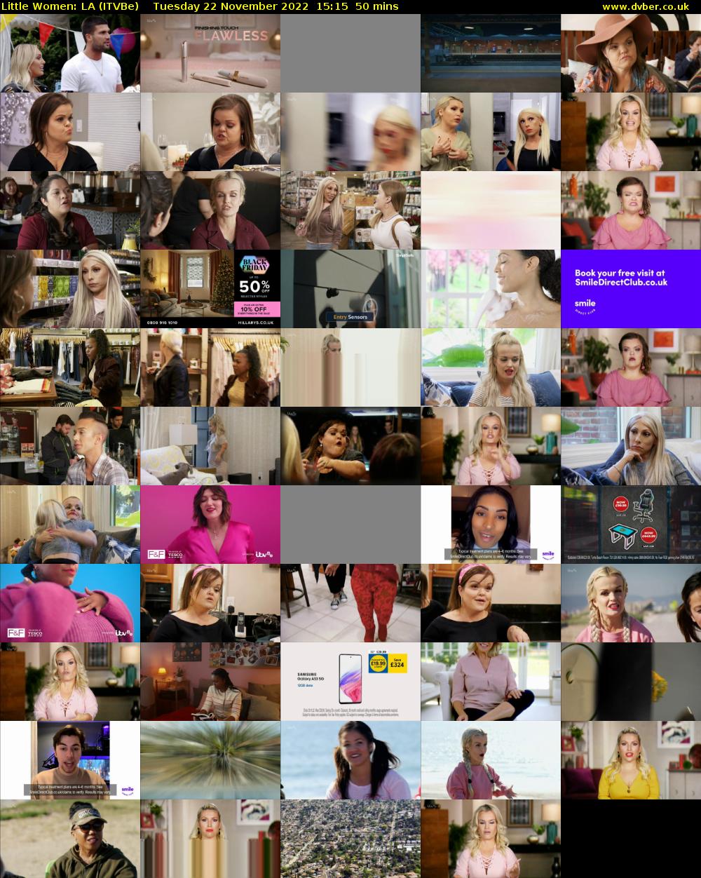 Little Women: LA (ITVBe) Tuesday 22 November 2022 15:15 - 16:05