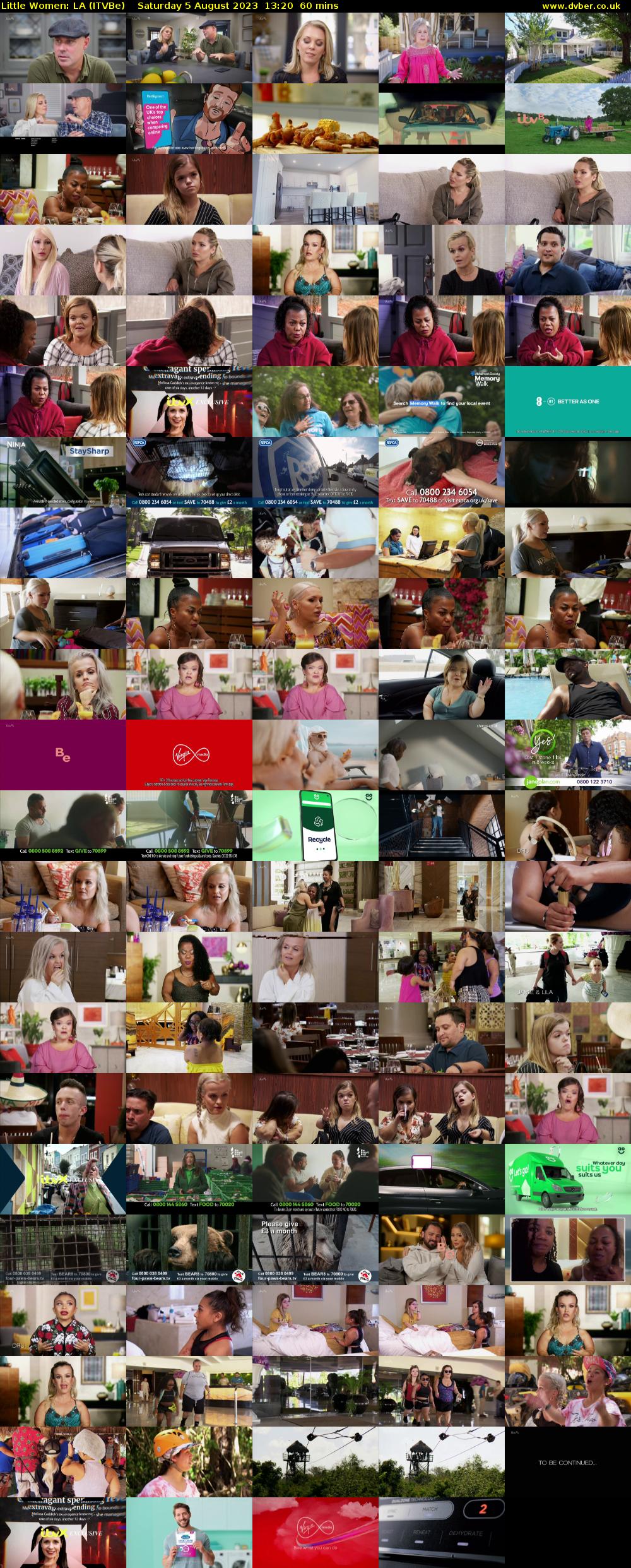 Little Women: LA (ITVBe) Saturday 5 August 2023 13:20 - 14:20