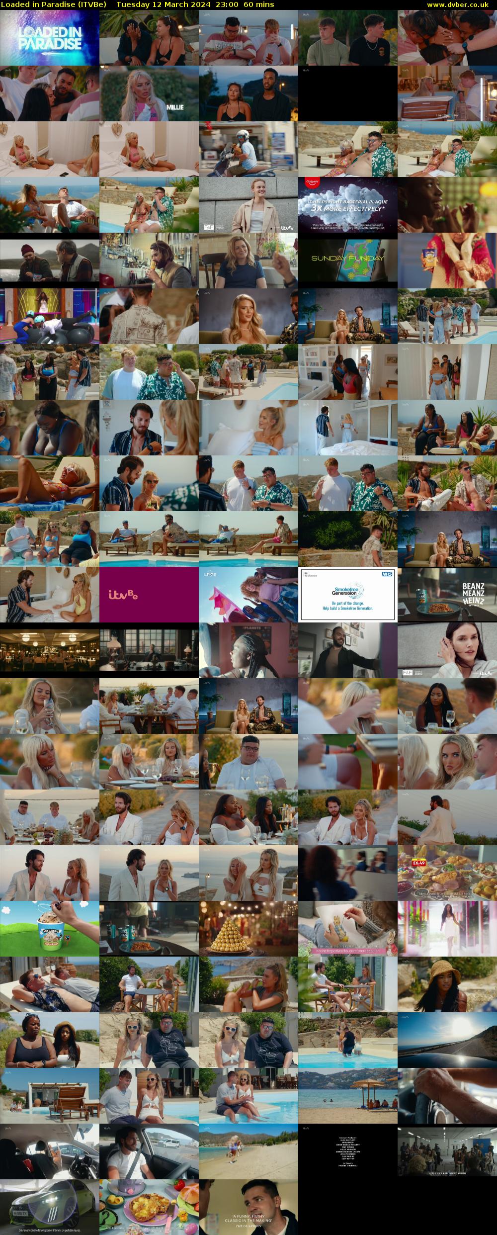 Loaded in Paradise (ITVBe) Tuesday 12 March 2024 23:00 - 00:00
