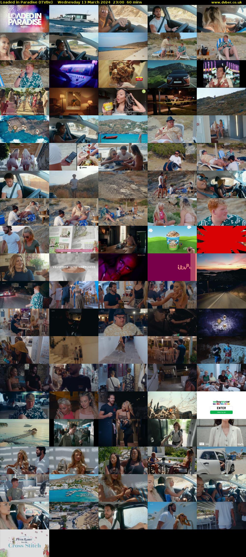 Loaded in Paradise (ITVBe) Wednesday 13 March 2024 23:00 - 00:00