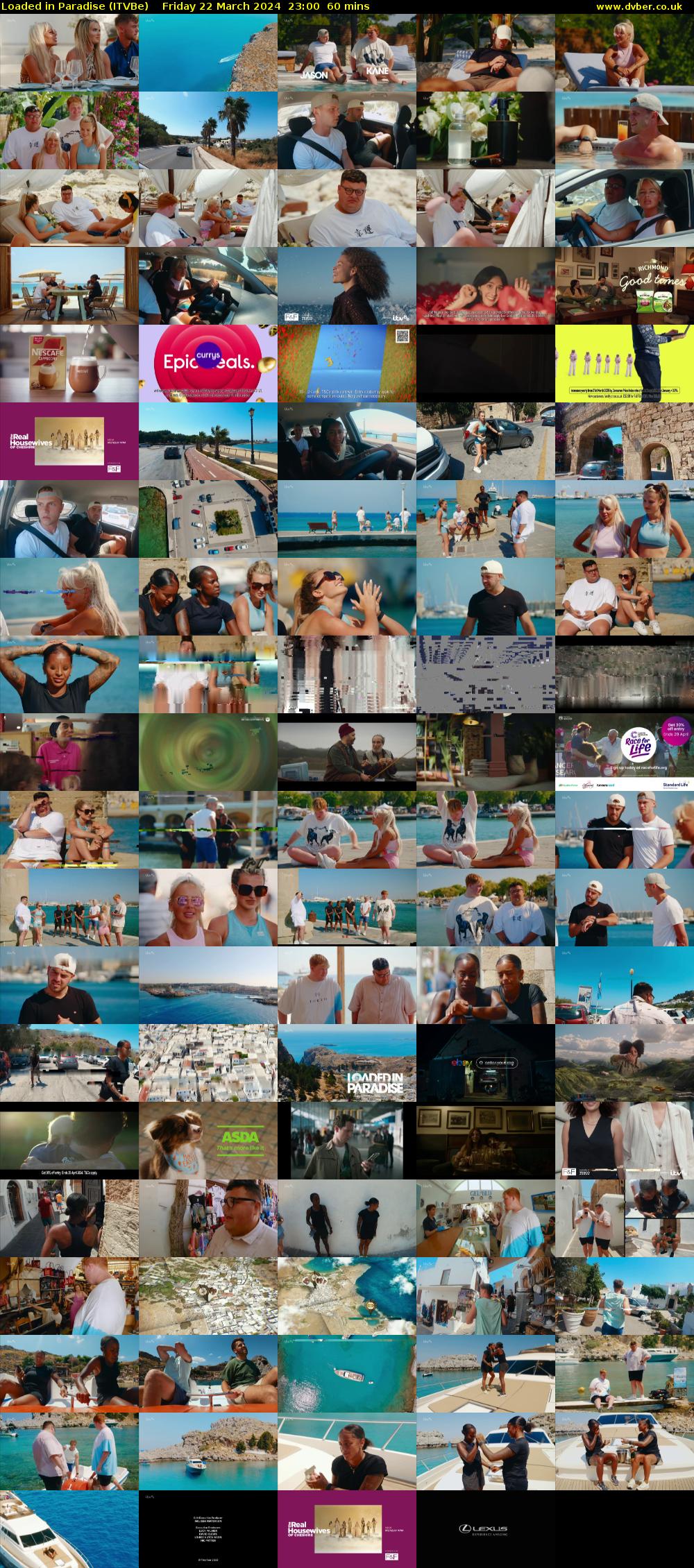 Loaded in Paradise (ITVBe) Friday 22 March 2024 23:00 - 00:00