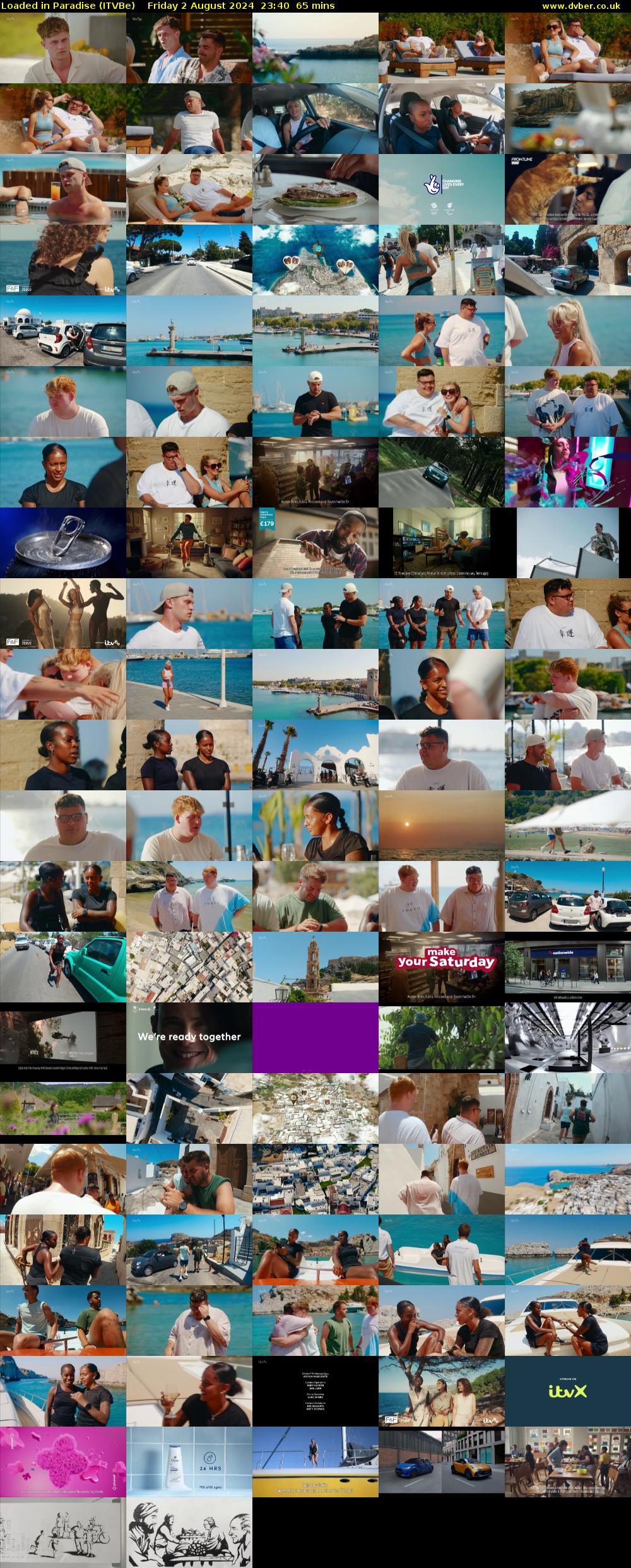 Loaded in Paradise (ITVBe) Friday 2 August 2024 23:40 - 00:45