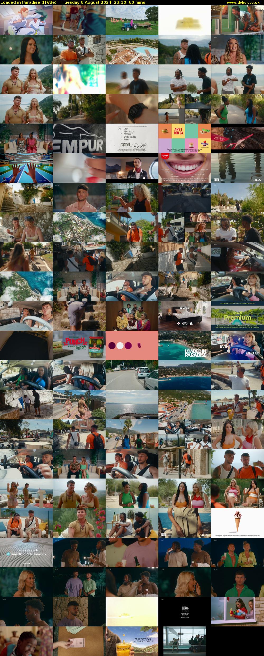 Loaded in Paradise (ITVBe) Tuesday 6 August 2024 23:10 - 00:10