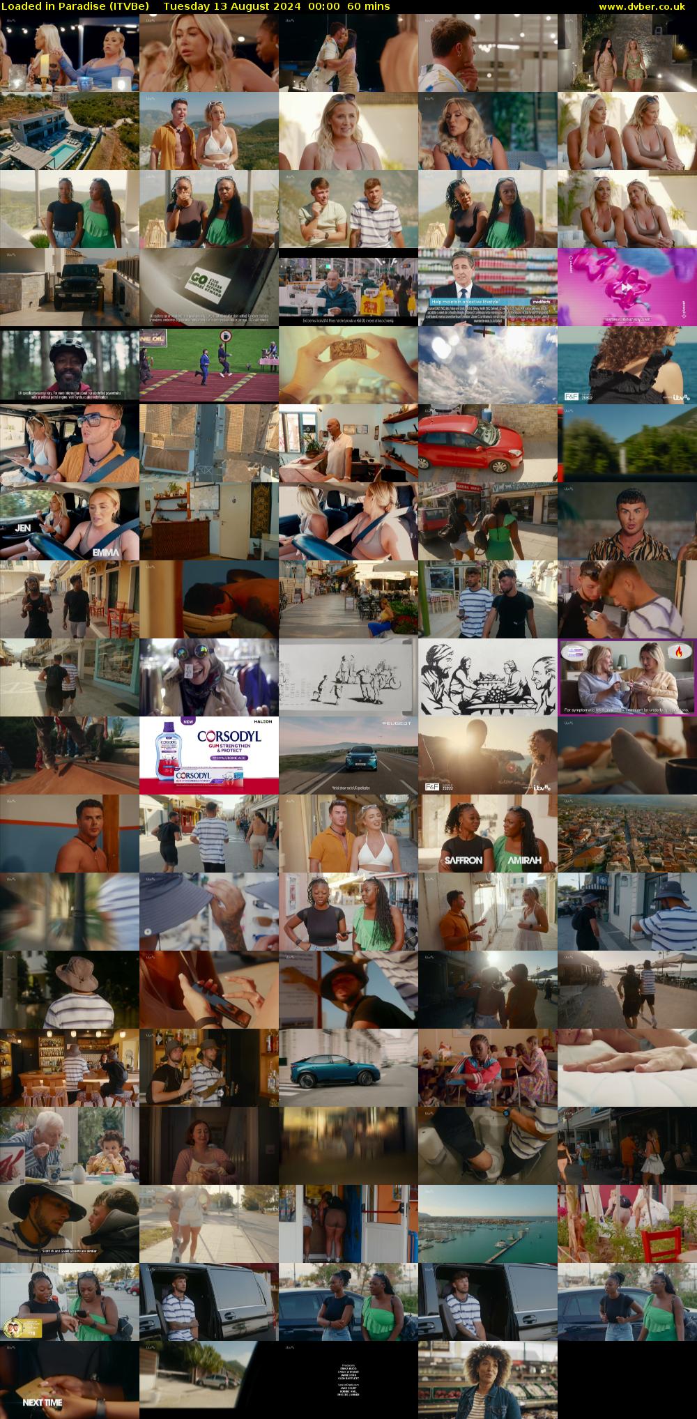 Loaded in Paradise (ITVBe) Tuesday 13 August 2024 00:00 - 01:00