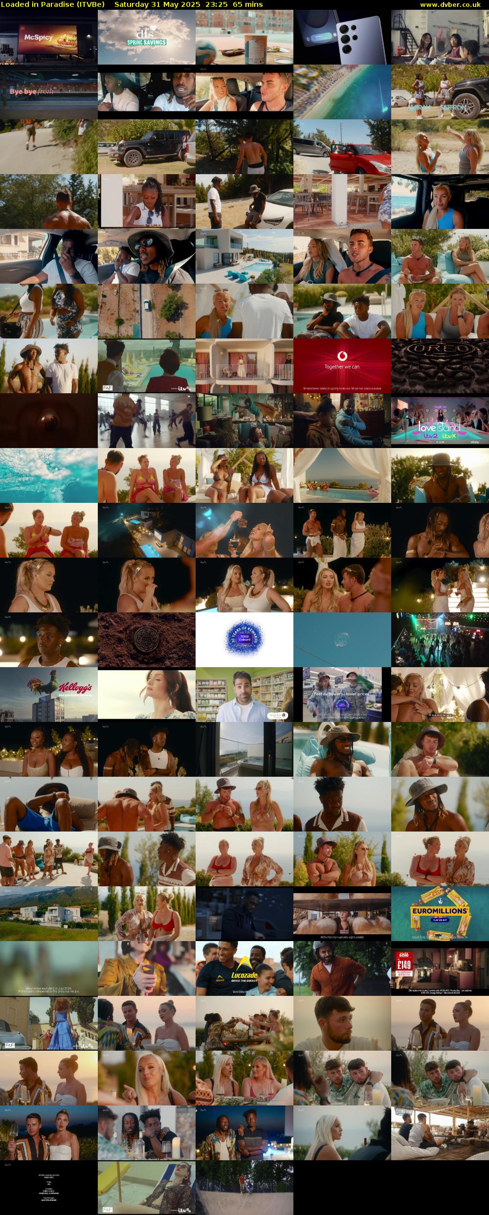 Loaded in Paradise (ITVBe) Saturday 31 May 2025 23:25 - 00:30