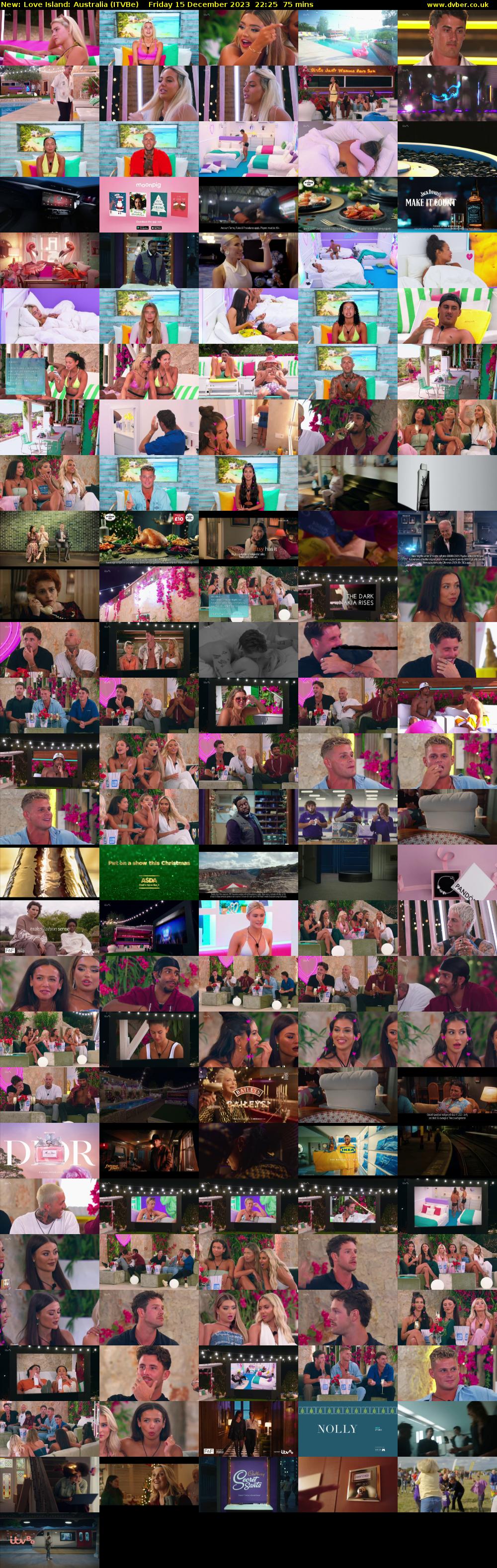 Love Island: Australia (ITVBe) Friday 15 December 2023 22:25 - 23:40