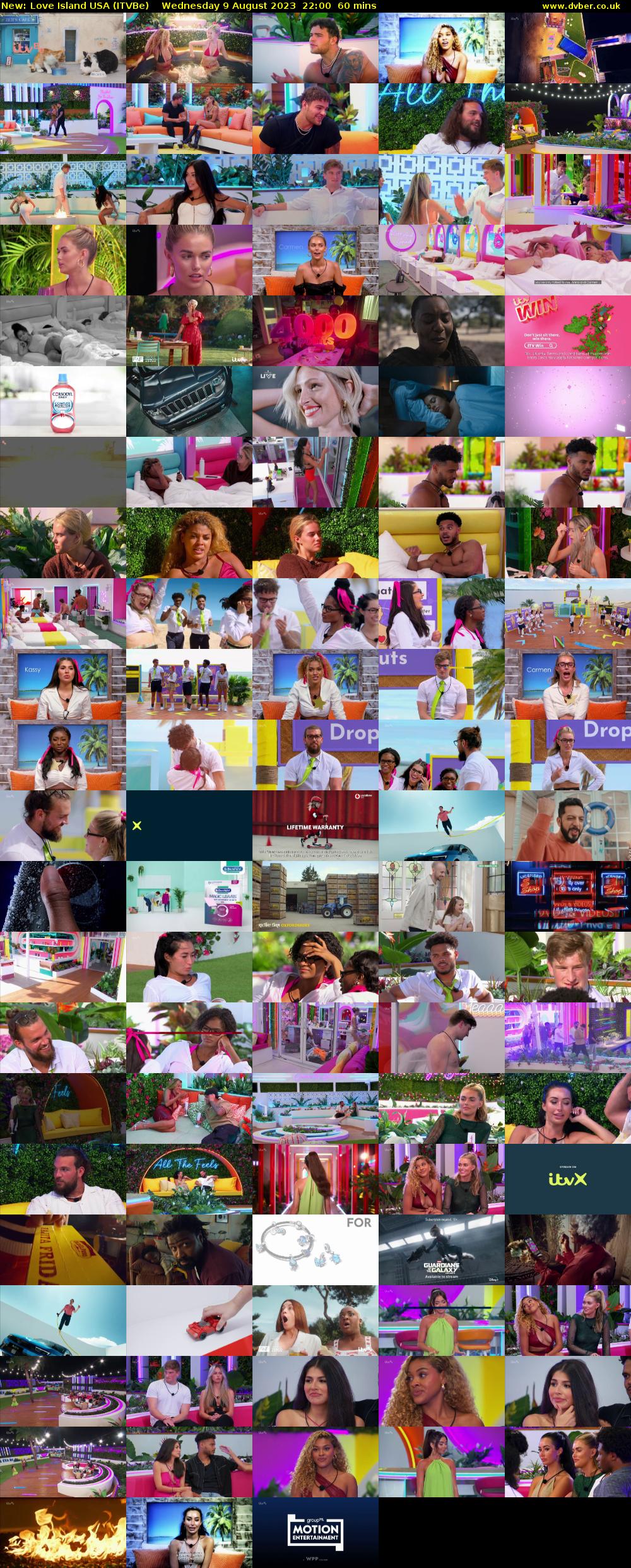 Love Island USA (ITVBe) Wednesday 9 August 2023 22:00 - 23:00