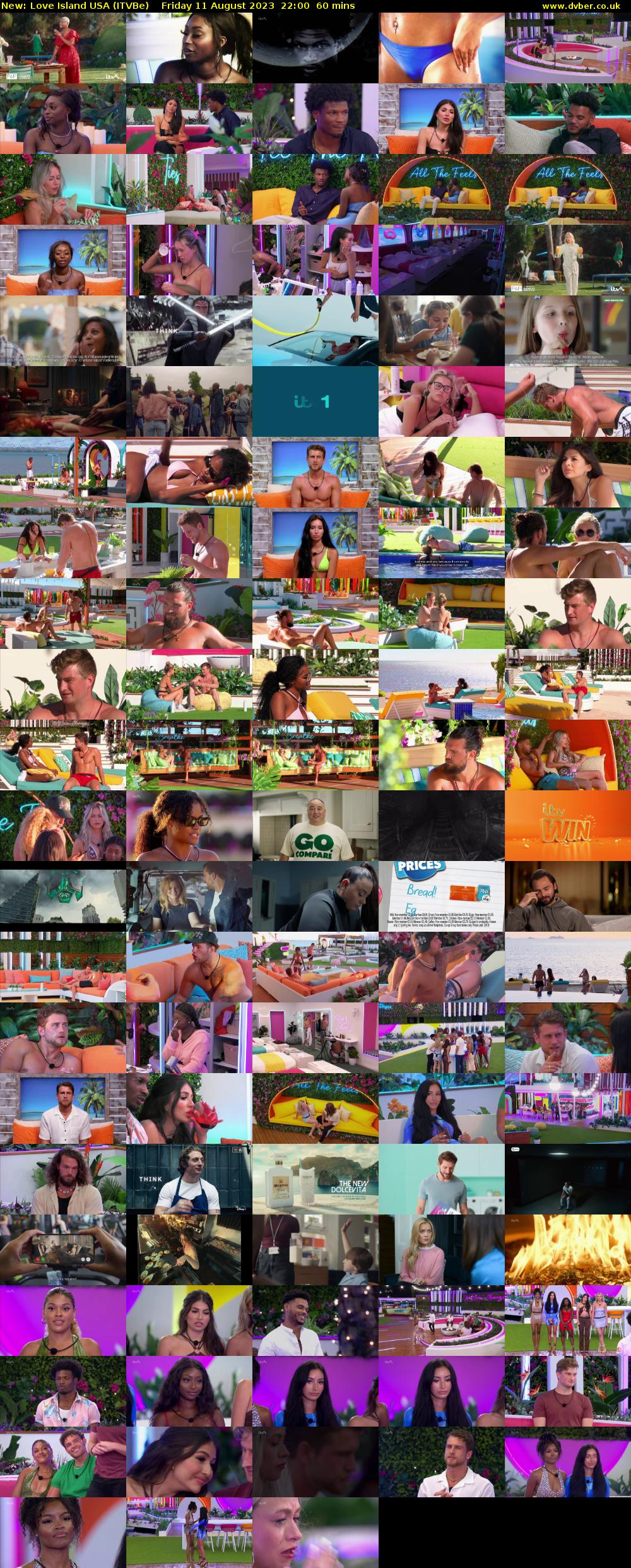 Love Island USA (ITVBe) Friday 11 August 2023 22:00 - 23:00
