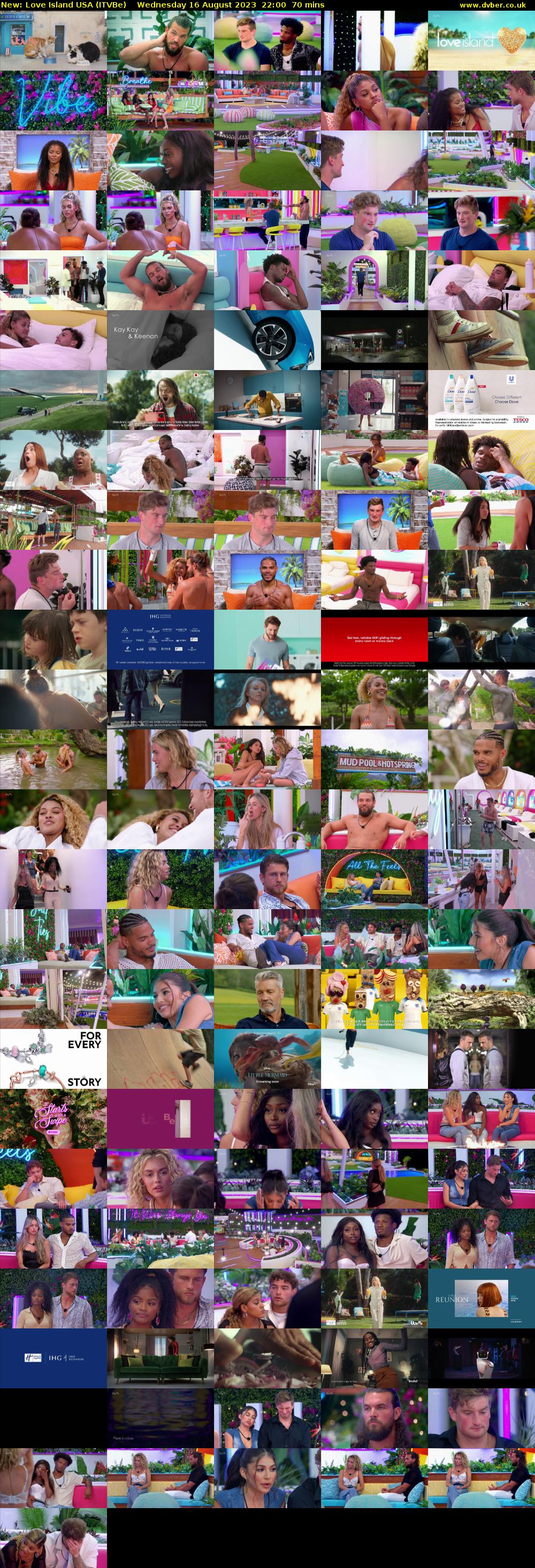 Love Island USA (ITVBe) Wednesday 16 August 2023 22:00 - 23:10