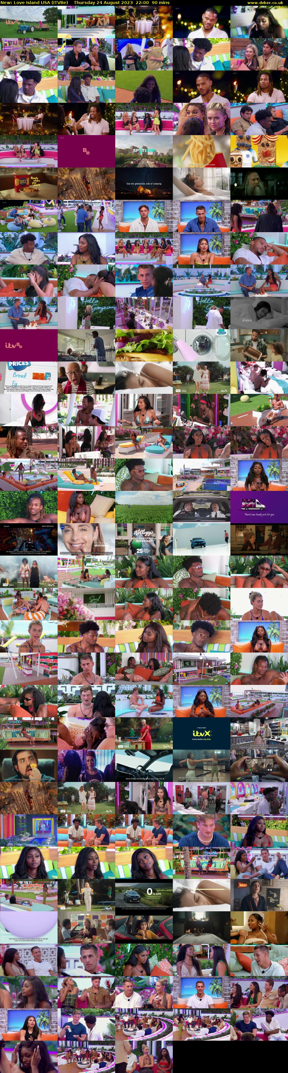 Love Island USA (ITVBe) Thursday 24 August 2023 22:00 - 23:30