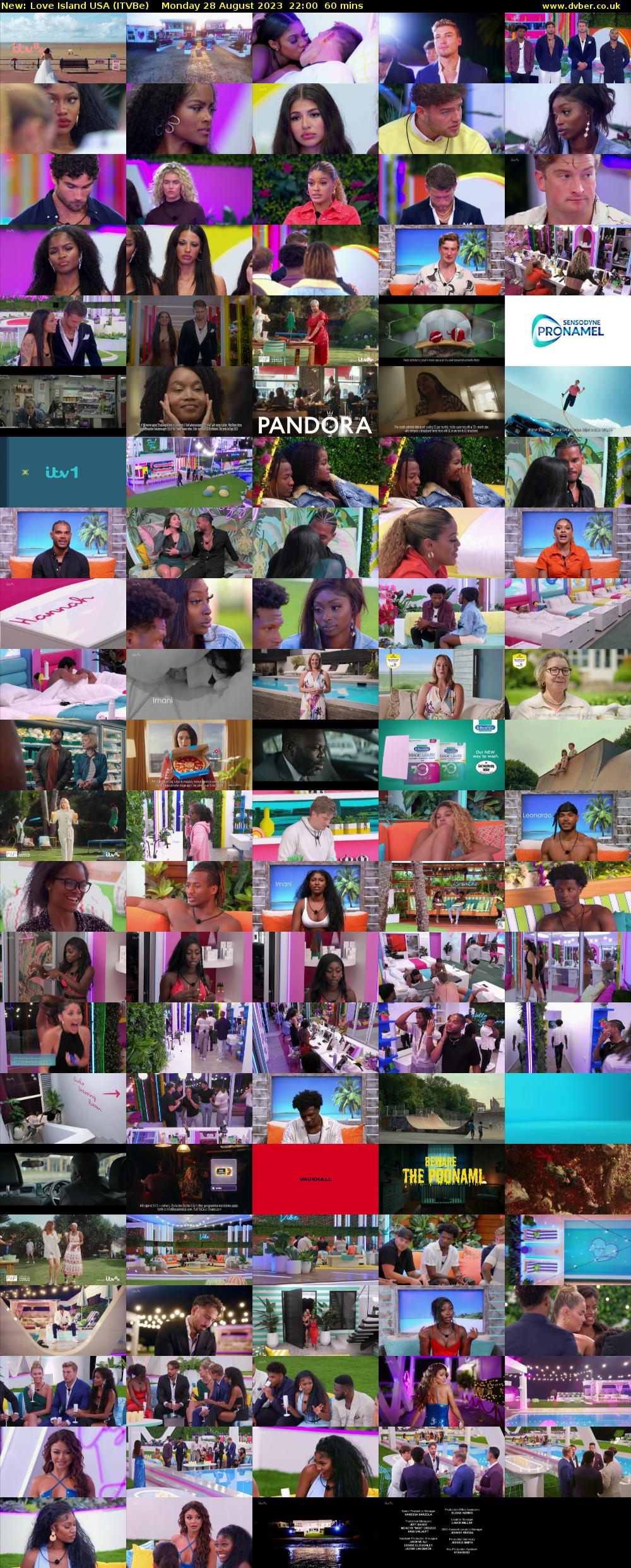 Love Island USA (ITVBe) Monday 28 August 2023 22:00 - 23:00
