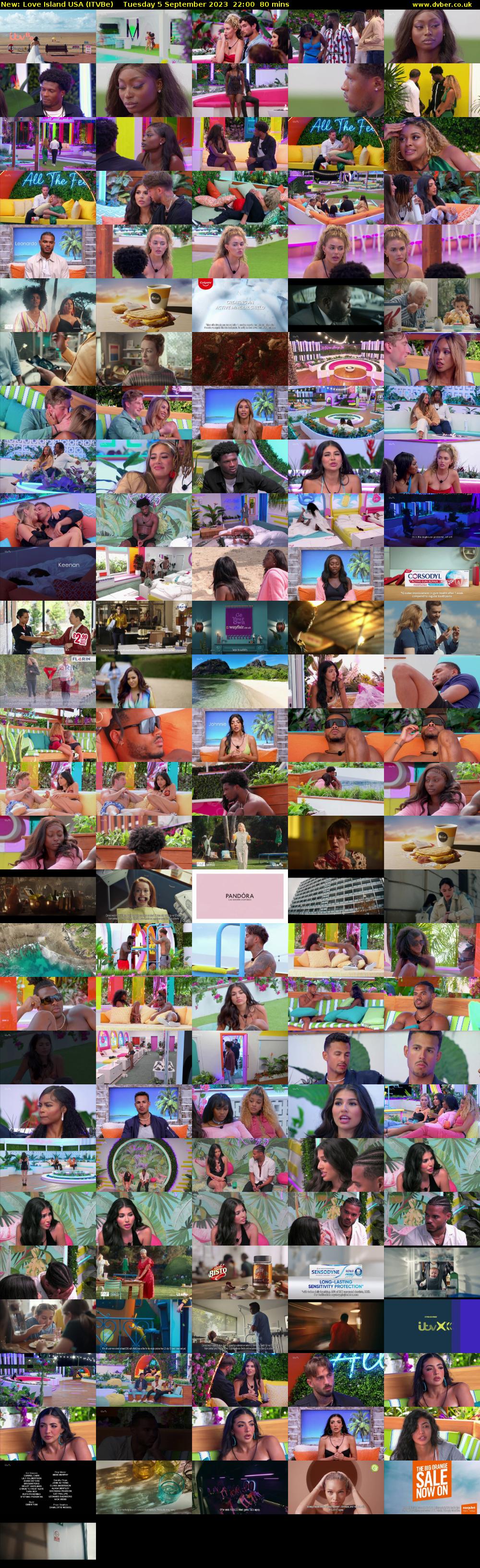 Love Island USA (ITVBe) Tuesday 5 September 2023 22:00 - 23:20