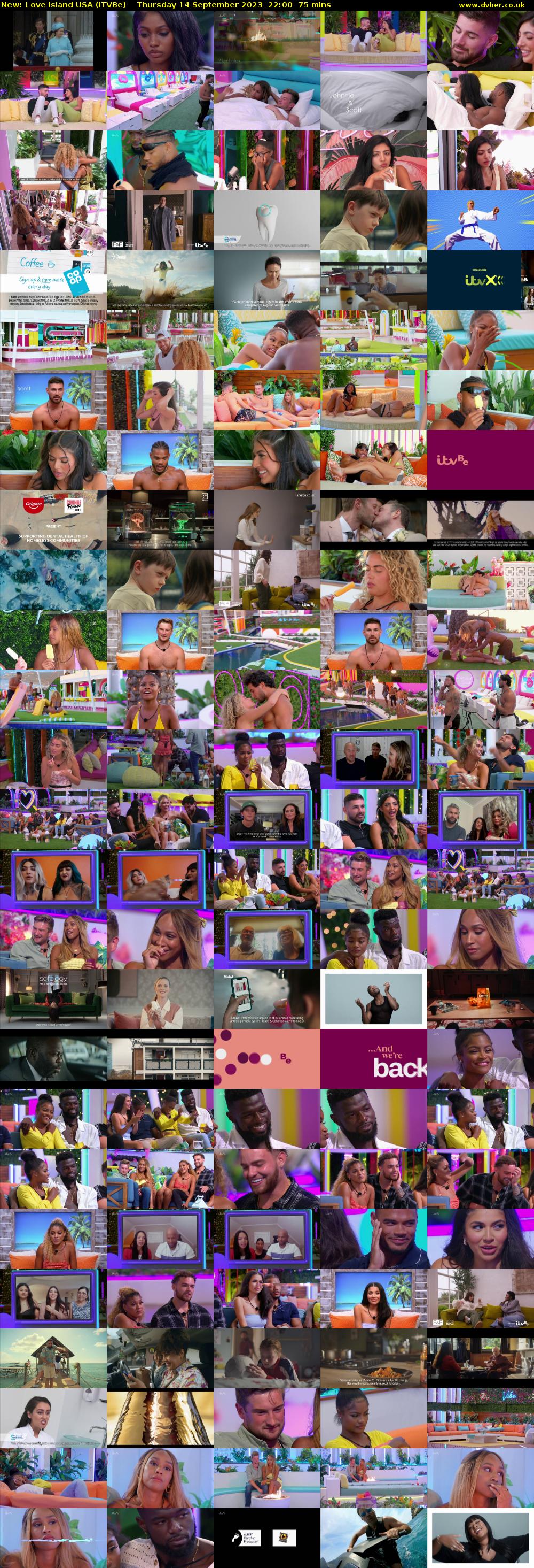 Love Island USA (ITVBe) Thursday 14 September 2023 22:00 - 23:15