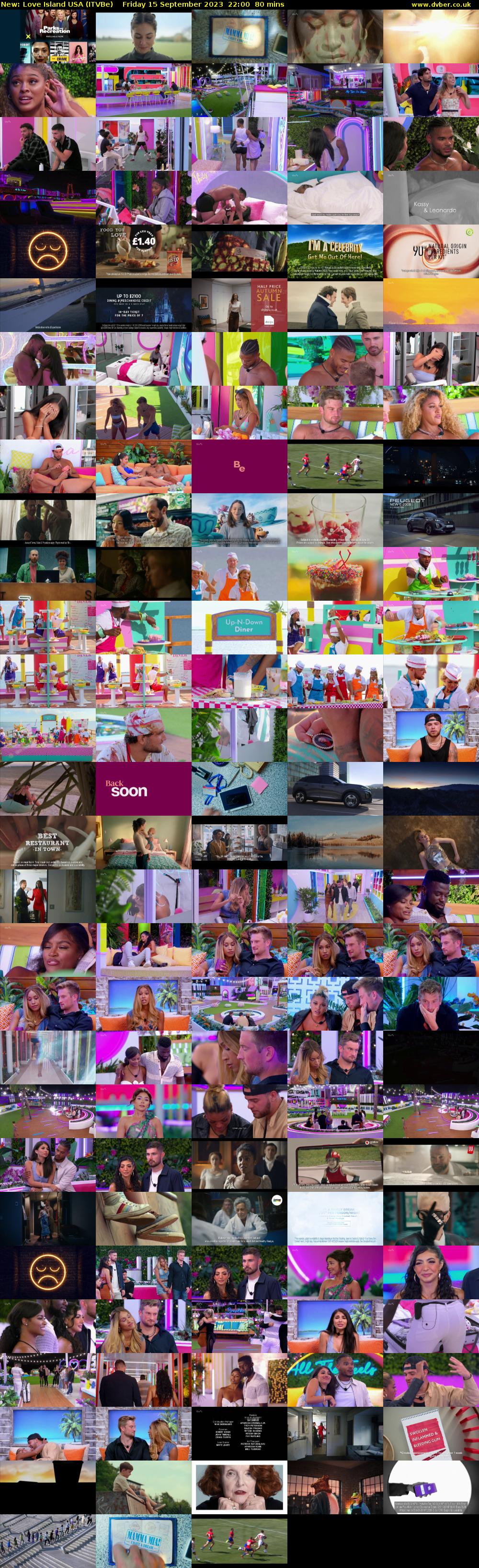 Love Island USA (ITVBe) Friday 15 September 2023 22:00 - 23:20