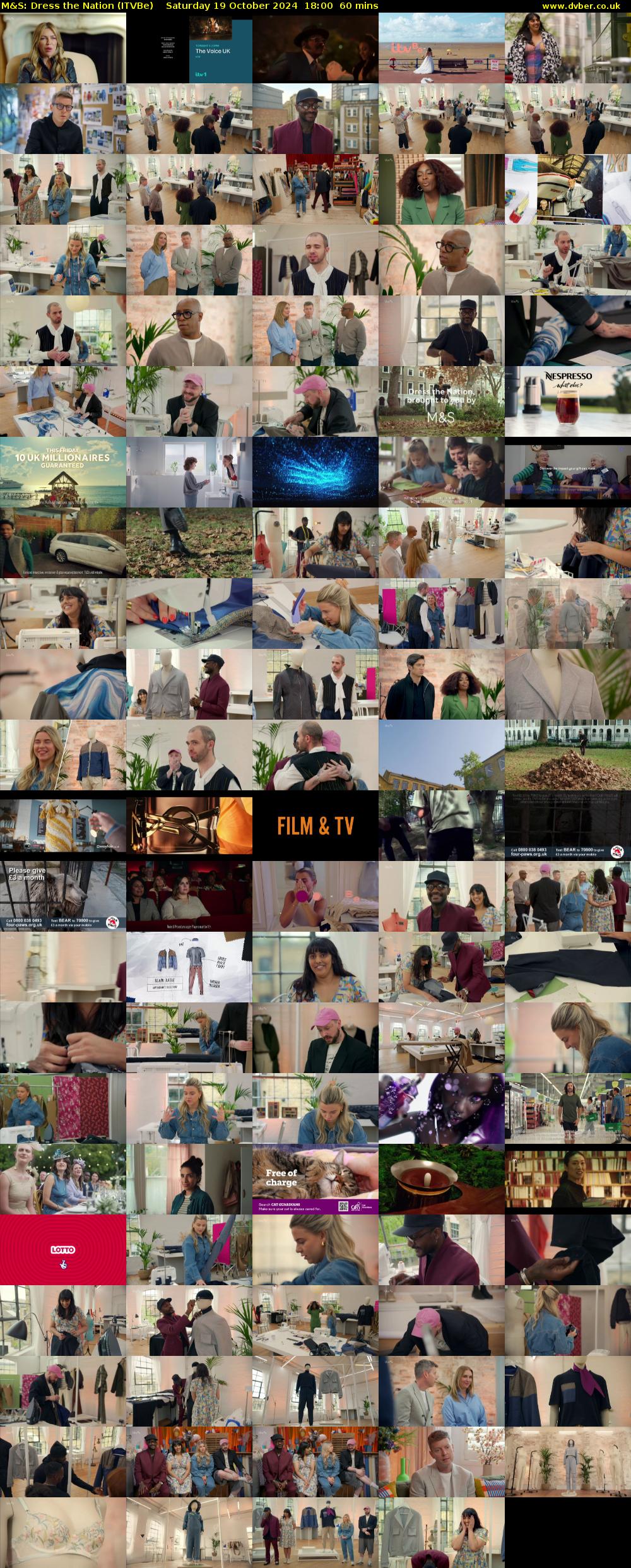 M&S: Dress the Nation (ITVBe) Saturday 19 October 2024 18:00 - 19:00