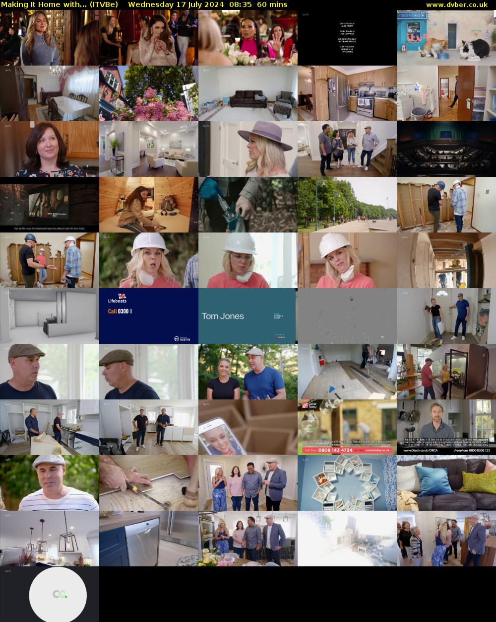 Making It Home with... (ITVBe) Wednesday 17 July 2024 08:35 - 09:35