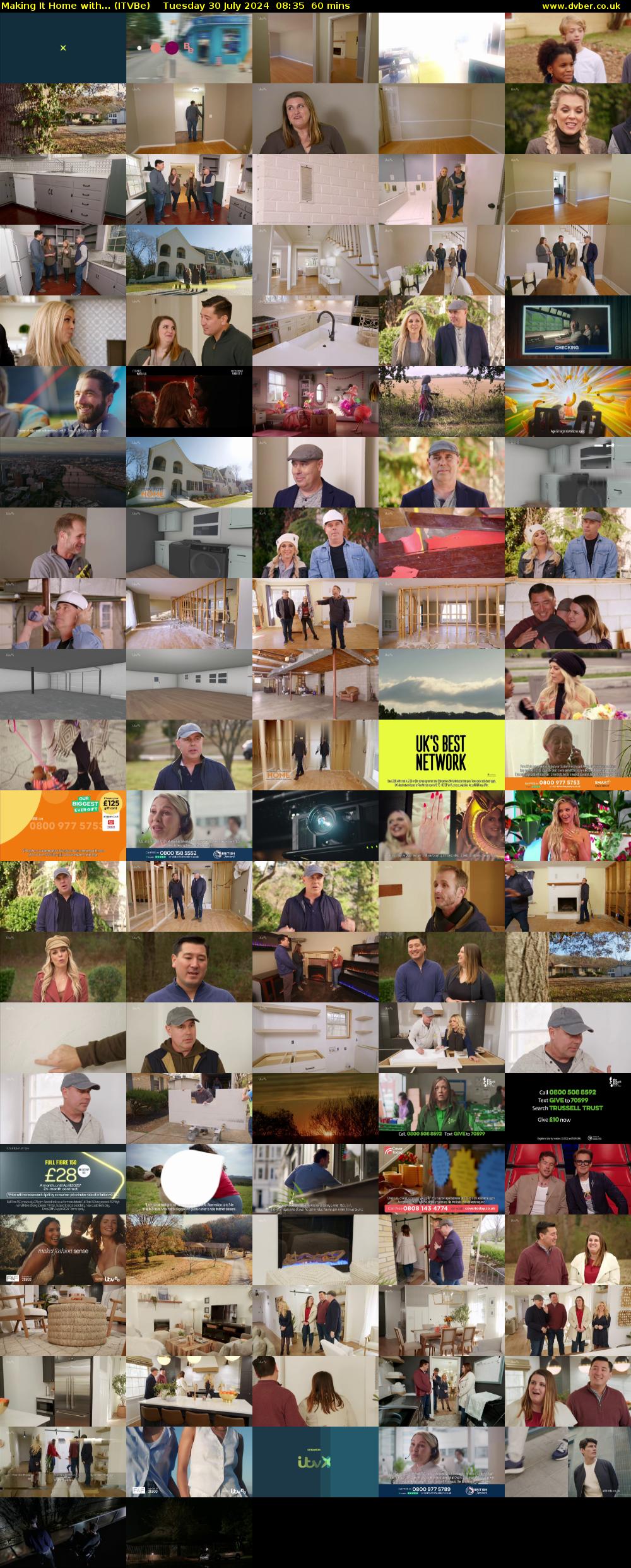 Making It Home with... (ITVBe) Tuesday 30 July 2024 08:35 - 09:35