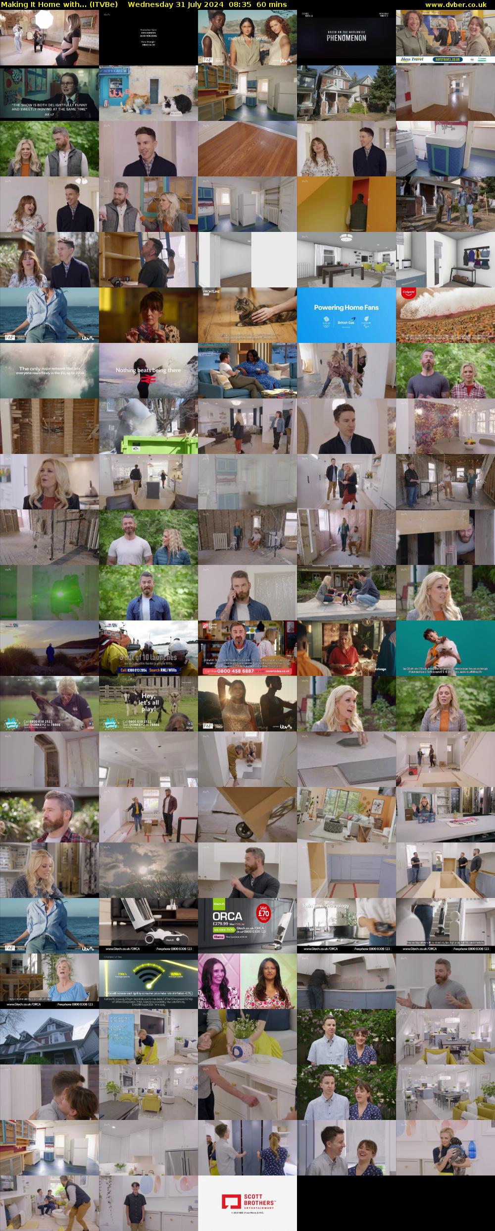 Making It Home with... (ITVBe) Wednesday 31 July 2024 08:35 - 09:35