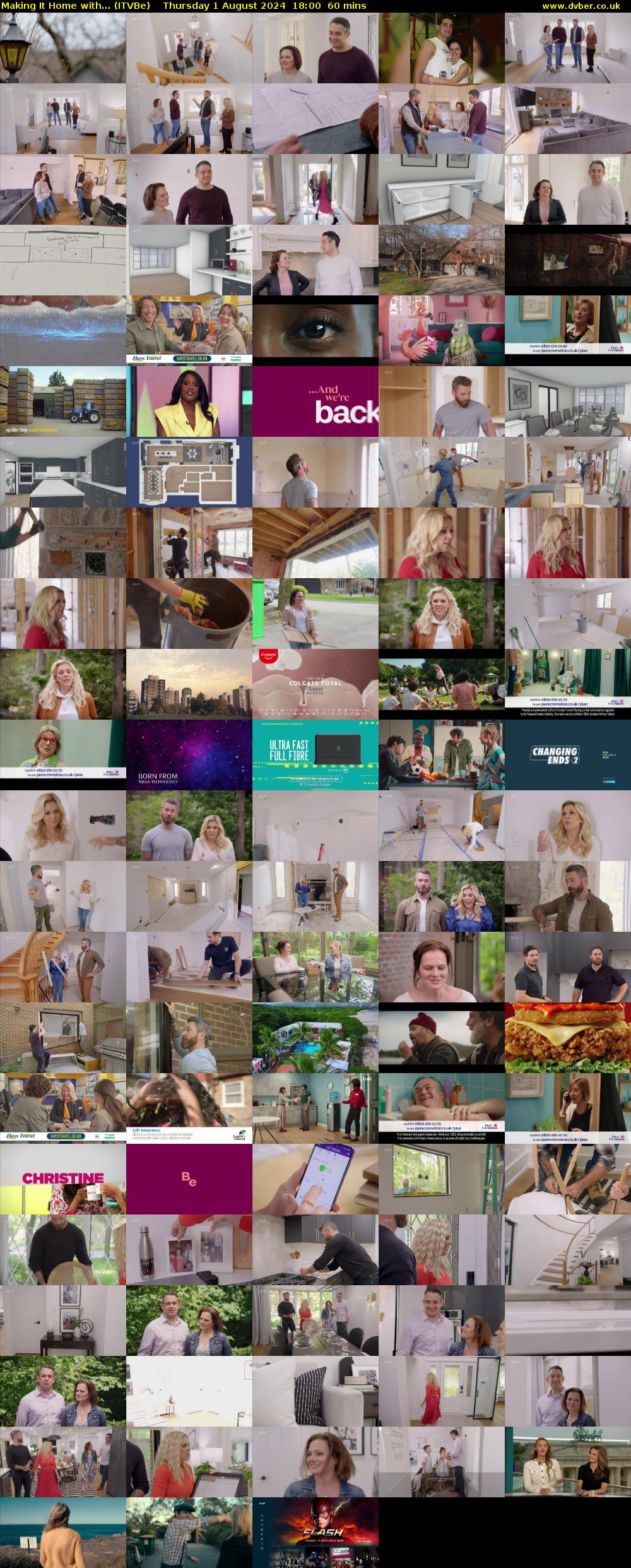 Making It Home with... (ITVBe) Thursday 1 August 2024 18:00 - 19:00