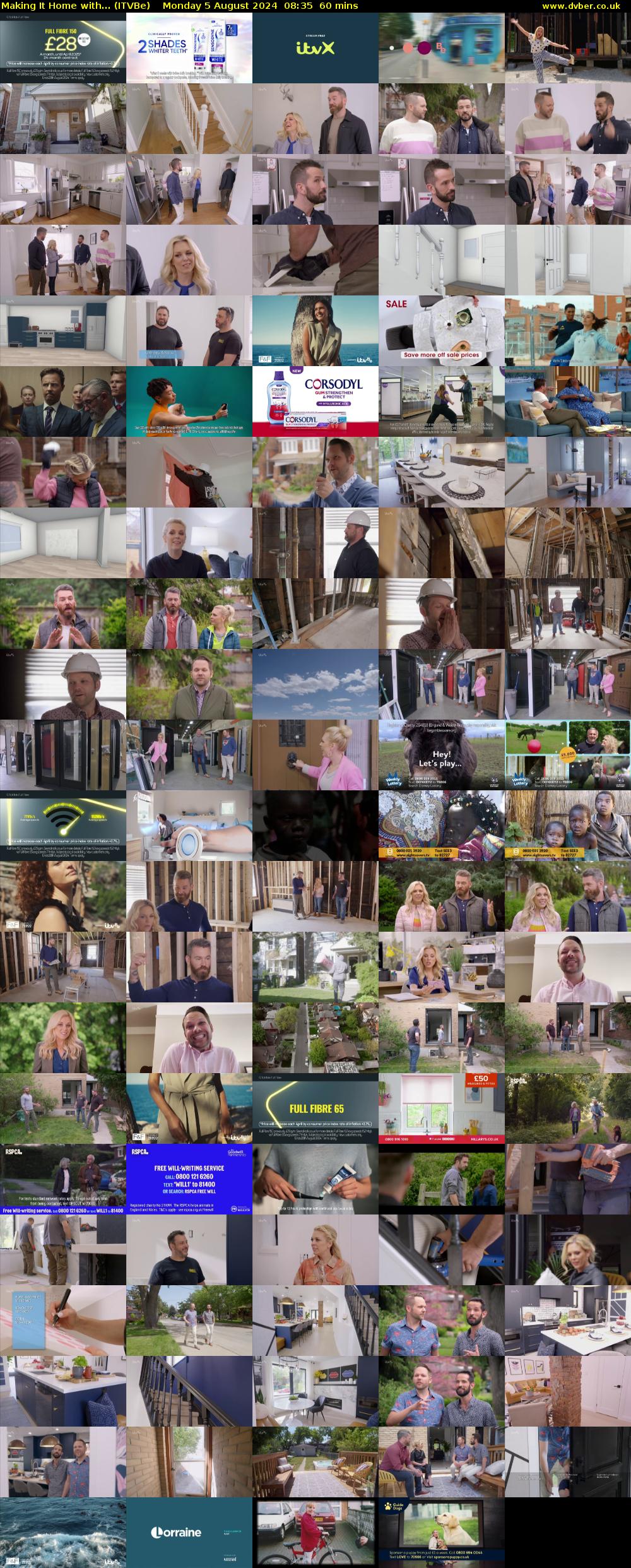 Making It Home with... (ITVBe) Monday 5 August 2024 08:35 - 09:35