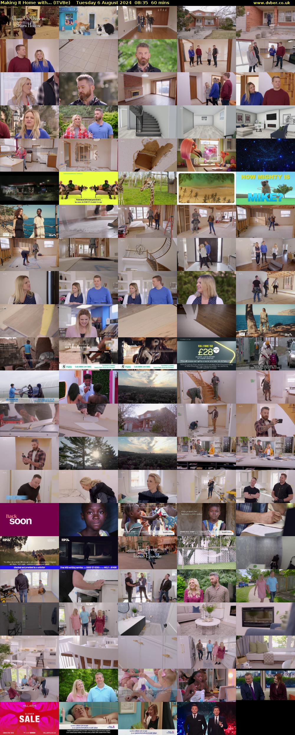 Making It Home with... (ITVBe) Tuesday 6 August 2024 08:35 - 09:35
