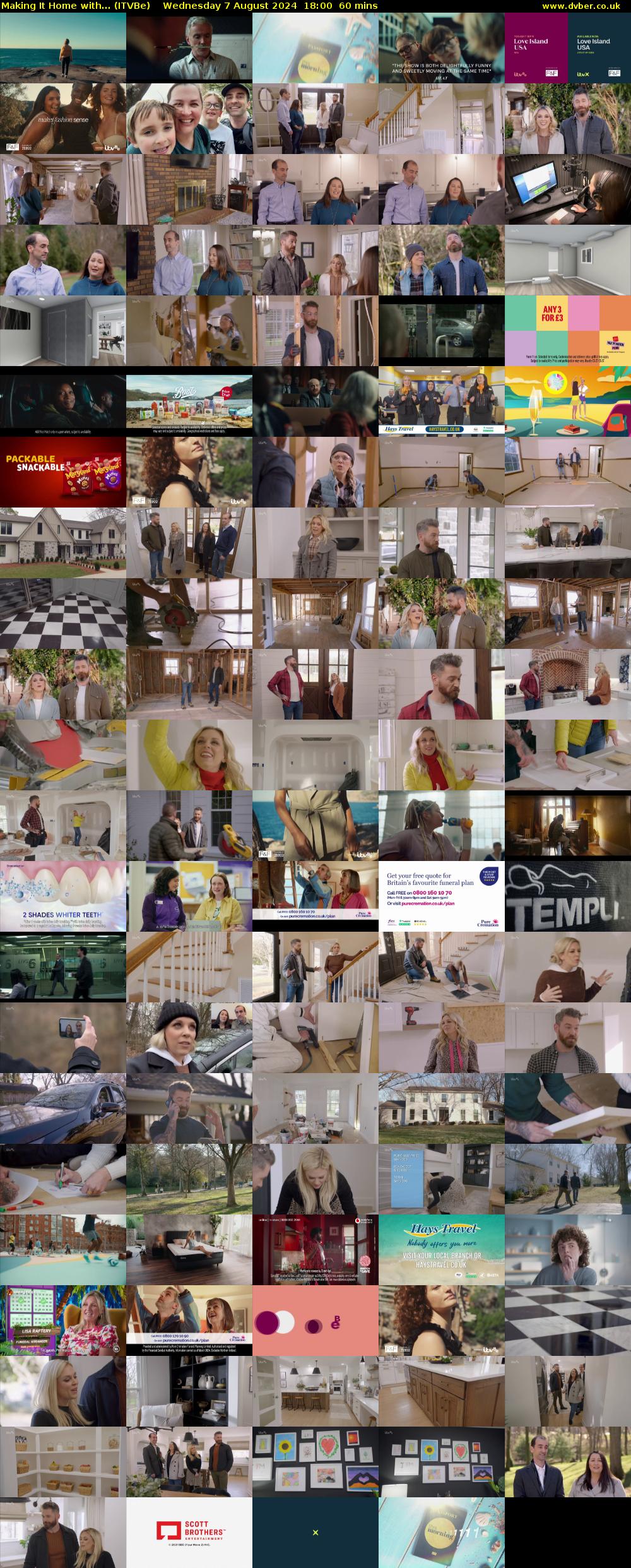Making It Home with... (ITVBe) Wednesday 7 August 2024 18:00 - 19:00