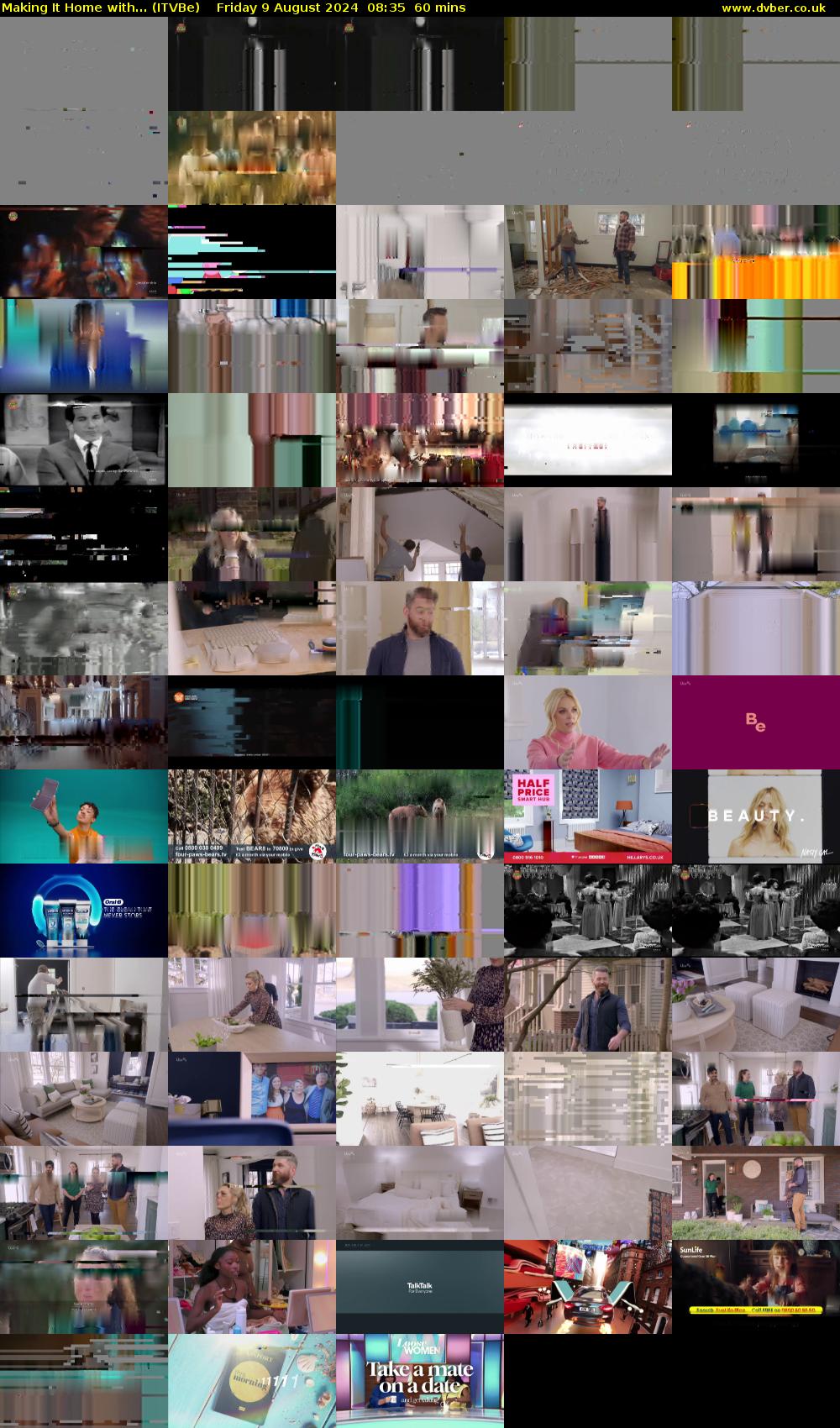 Making It Home with... (ITVBe) Friday 9 August 2024 08:35 - 09:35